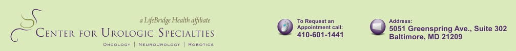 Center for Urologic Specialties - 410-601-1441